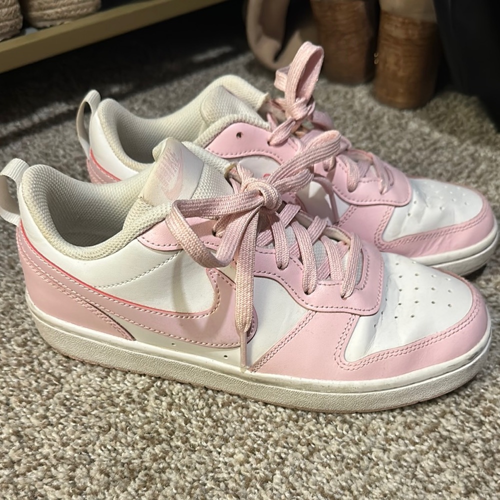 Nike Pastel Pink and Cream Sneakers
